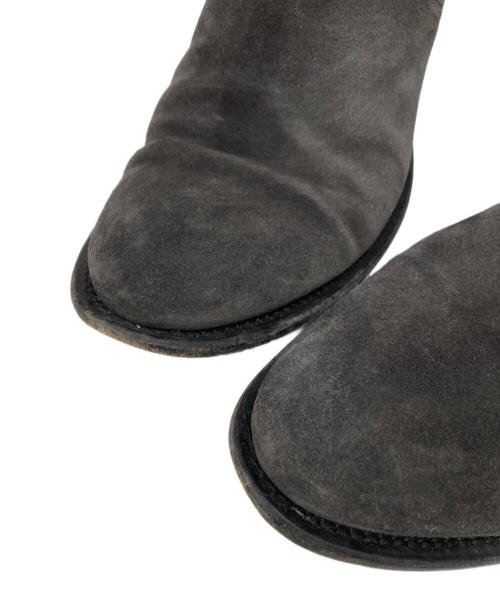 DIOR HOMME（ディオール オム）Dior Homme (ディオール オム) スウェードサイドジップブーツ グレー サイズ:40の古着・服飾アイテム