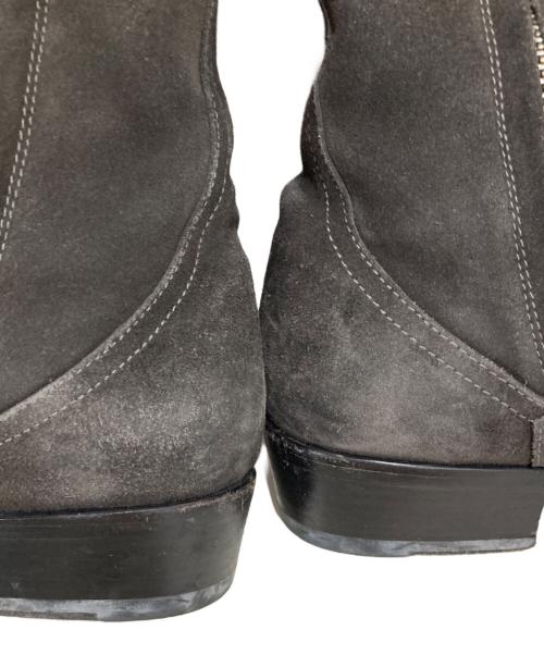 DIOR HOMME（ディオール オム）Dior Homme (ディオール オム) スウェードサイドジップブーツ グレー サイズ:40の古着・服飾アイテム