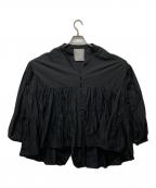 BEARDSLEYビアズリー）の古着「ティアードブラウス」｜ブラック