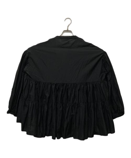 BEARDSLEY（ビアズリー）BEARDSLEY (ビアズリー) ティアードブラウス ブラック サイズ:Fの古着・服飾アイテム