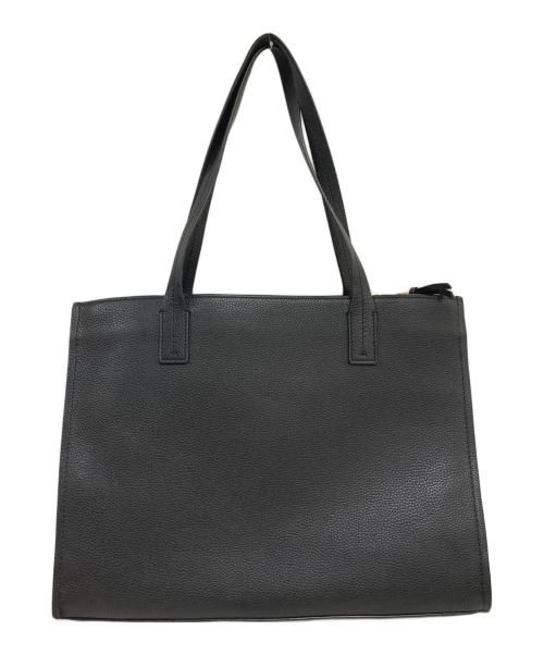 TORY BURCH（トリーバーチ）TORY BURCH (トリーバーチ) オールレザートートバッグ ブラックの古着・服飾アイテム