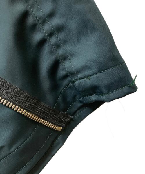 TAAKK（ターク）TAAKK (ターク) サテンカーゴジップパンツ グリーン サイズ:1の古着・服飾アイテム