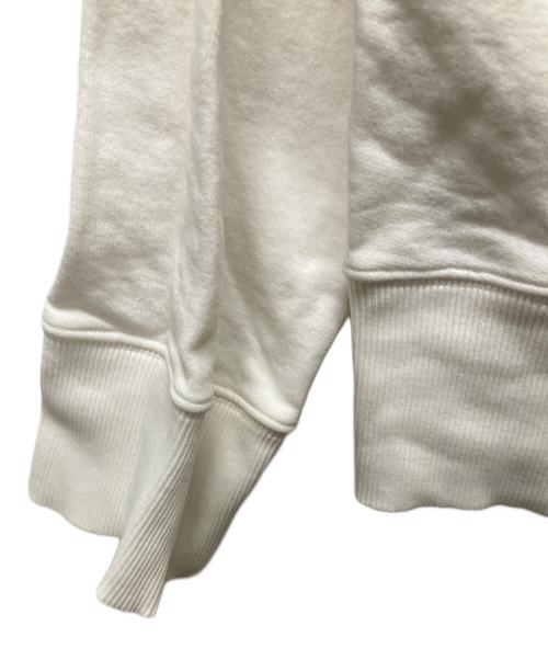 MM6 Maison Margiela（エムエムシックスメゾンマルジェラ）MM6 Maison Margiela (エムエムシックスメゾンマルジェラ) ロゴクルーネックスウェット ホワイト サイズ:XSの古着・服飾アイテム