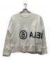 MM6 Maison Margiela（エムエムシックスメゾンマルジェラ）の古着「ロゴクルーネックスウェット」｜ホワイト