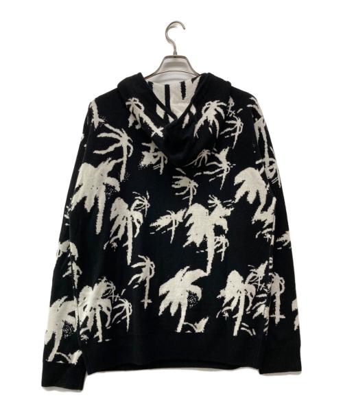 RtA（アールティーエー）RTA (アールティーエー) PALM TREE KNIT HOODIE ブラック サイズ:XLの古着・服飾アイテム
