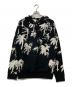 RTA（アールティーエー）の古着「PALM TREE KNIT HOODIE」｜ブラック