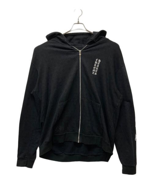 CHROME HEARTS（クロムハーツ）CHROME HEARTS (クロムハーツ) SWTSHRT HD ZIP CHプラス ジップパーカー ブラック サイズ:SIZE XLの古着・服飾アイテム