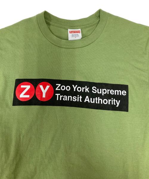 SUPREME（シュプリーム）Supreme (シュプリーム) Zoo York Transit Tee グリーン サイズ:Ｓの古着・服飾アイテム