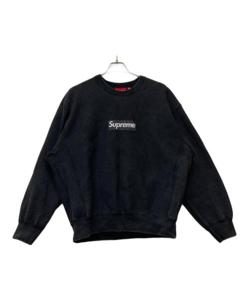 SUPREME（シュプリーム）Supreme (シュプリーム) 25SS Washed Box Logo Crewneck ブラック サイズ:Ｌの古着・服飾アイテム
