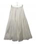 mizuiro-ind（ミズイロインド）の古着「ボリュームフレアスカート」｜ホワイト