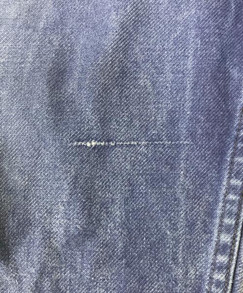 Le Mont Saint Martin（ル・モンサンマルタン）LE MONT SAINT MARTIN (ル・モンサンマルタン) フレンチモールスキンワークパンツ パープル サイズ:ウエスト約76ｃｍの古着・服飾アイテム