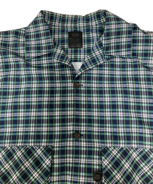 DAIWA PIER39（ダイワ ピア39）DAIWA PIER39 (ダイワ ピア39) Tech Regular Collar Shirts S/S グリーン サイズ:Ｍの古着・服飾アイテム