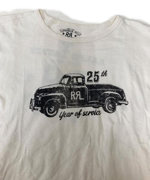 RRL（ダブルアールエル）RRL (ダブルアールエル) 25TH YEAR ANNIVERSARY TEE ホワイト サイズ:Ｓの古着・服飾アイテム