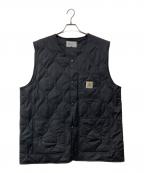 Carhartt WIPカーハート ワークインプログレス）の古着「キルティングベスト」｜ブラック