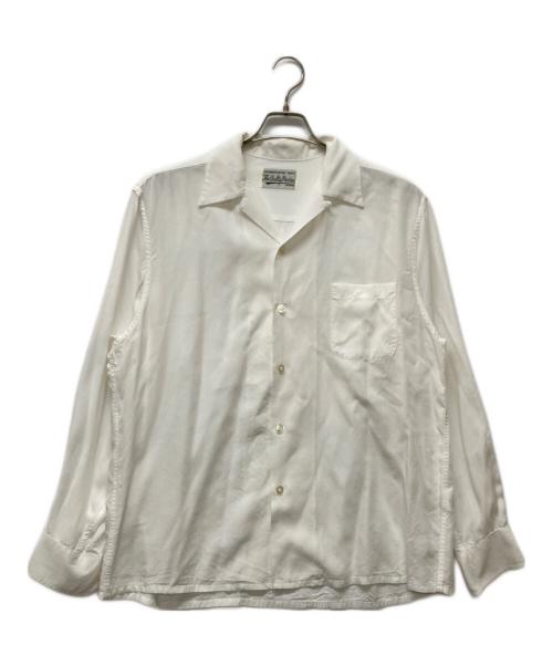 WACKO MARIA（ワコマリア）WACKO MARIA (ワコマリア) 50'S OPEN COLLAR SHIRT ホワイト サイズ:Ⅿの古着・服飾アイテム