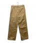 TOMORROW LAND（トゥモローランド）の古着「スーピマコットン チノクロス バレルパンツ」｜ベージュ
