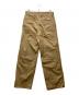 TOMORROW LAND (トゥモローランド) スーピマコットン チノクロス バレルパンツ ベージュ サイズ:M：8000円