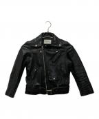 beautiful peopleビューティフルピープル）の古着「shrink leather riders jacket」｜ブラック