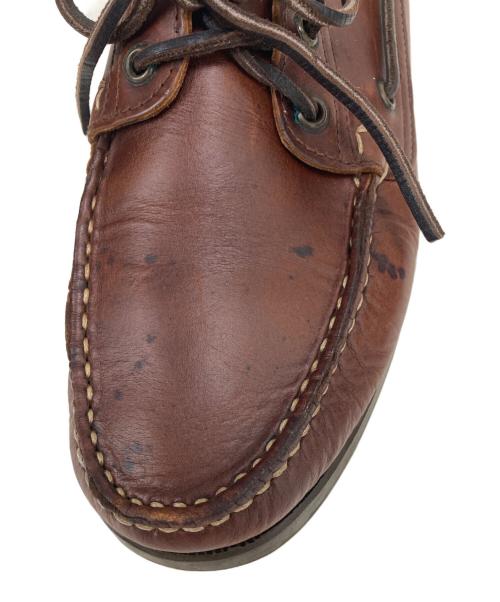 PARABOOT（パラブーツ）PARABOOT (パラブーツ) デッキシューズ ブラウン サイズ:9の古着・服飾アイテム