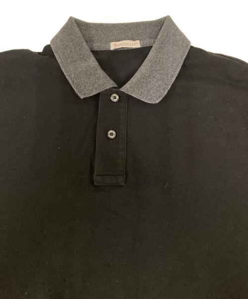 MONCLER（モンクレール）MONCLER (モンクレール) MAGLIA POLO MANICA CORTA ブラック サイズ:Ｍの古着・服飾アイテム