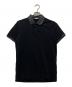 MONCLER（モンクレール）の古着「MAGLIA POLO MANICA CORTA」｜ブラック