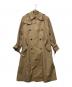 AURALEE（オーラリー）の古着「FINX POLYESTER BIG TRENCH COAT」｜ベージュ