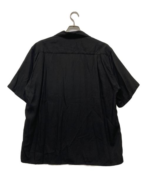 WACKO MARIA（ワコマリア）WACKO MARIA (ワコマリア) 50'S OPEN COLLAR SHIRT S/S ブラック サイズ:Ｍの古着・服飾アイテム