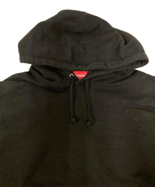 SUPREME（シュプリーム）SUPREME (シュプリーム) Satin Applique Hooded Sweatshirt ブラック サイズ:Ｍの古着・服飾アイテム