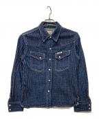 THE FLAT HEADザ・フラットヘッド）の古着「ウォバッシュ ウエスタンシャツ」｜インディゴ