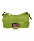 FENDIフェンディ）の古着「ハンドバッグ」｜グリーン