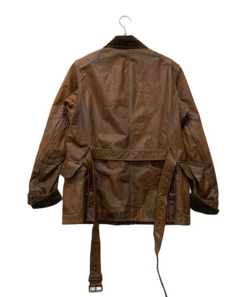 POLO RALPH LAUREN（ポロ・ラルフローレン）POLO RALPH LAUREN (ポロ・ラルフローレン) ハンティングカウレザージャケット ブラウン サイズ:SIZE Sの古着・服飾アイテム