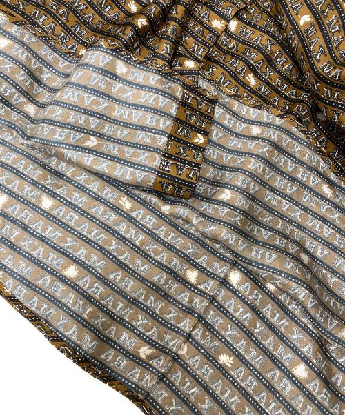 MaxMara（マックスマーラ）MaxMara (マックスマーラ) 総柄ワンピース ブラウン サイズ:40の古着・服飾アイテム