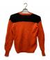 PRADA (プラダ) バージンウールセーター オレンジ×ブラック サイズ:48：18000円