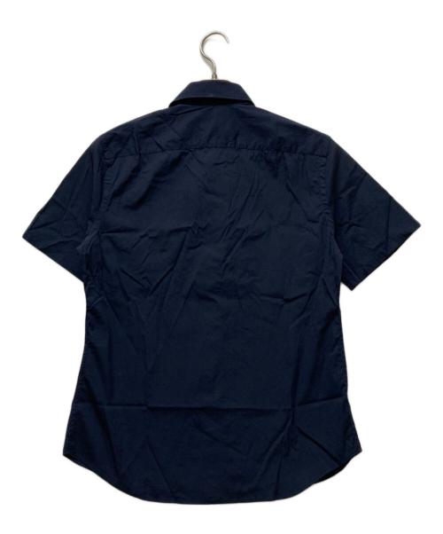 PRADA（プラダ）PRADA (プラダ) 半袖シャツ ネイビー サイズ:SIZE 38の古着・服飾アイテム
