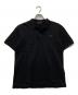 PRADA（プラダ）の古着「トライアングルロゴポロシャツ」｜ブラック