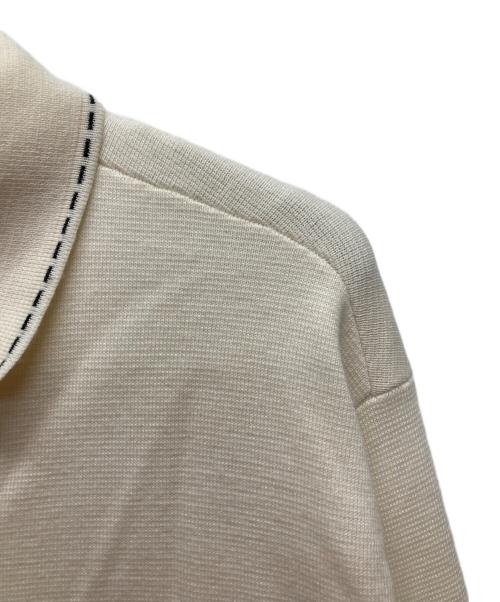 SUPREME（シュプリーム）Supreme (シュプリーム) 22AW CONTRAST STITCH BUTTON UP SWEATER ホワイト サイズ:XLの古着・服飾アイテム