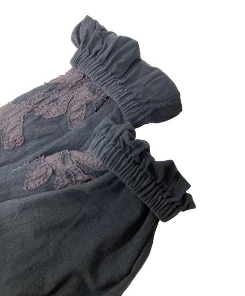 sara mallika（サラマリカ）sara mallika (サラマリカ) Cotton Flower Patchwork Dress ブラック サイズ:Mの古着・服飾アイテム