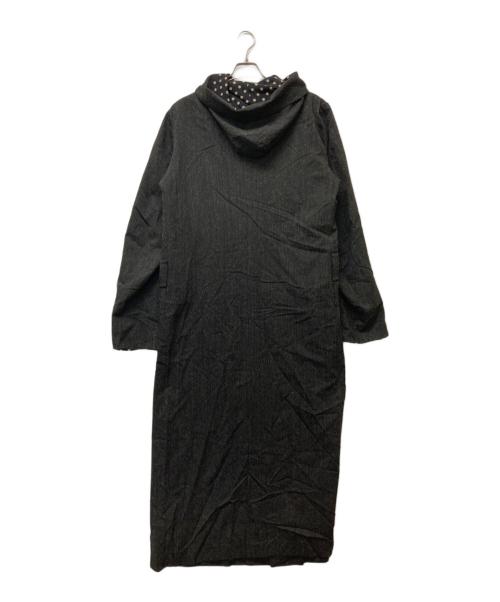 Yohji Yamamoto pour homme（ヨウジヤマモト プールオム）Yohji Yamamoto pour homme (ヨウジヤマモト プールオム) ウールシルクブレンドドットコート グレー サイズ:4の古着・服飾アイテム