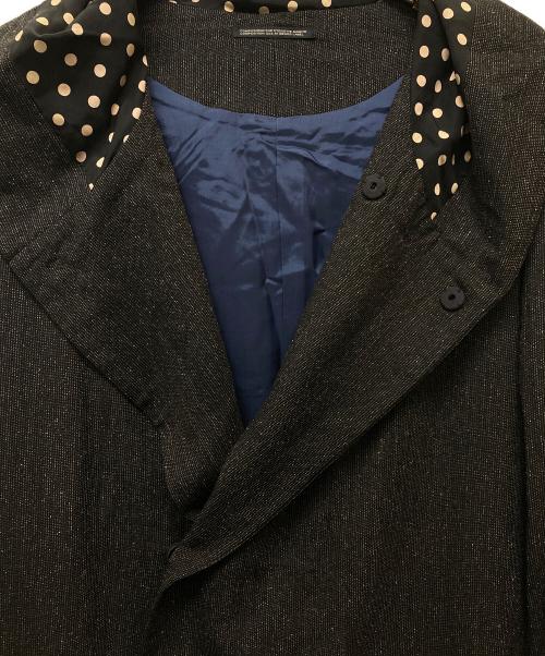 Yohji Yamamoto pour homme（ヨウジヤマモト プールオム）Yohji Yamamoto pour homme (ヨウジヤマモト プールオム) ウールシルクブレンドドットコート グレー サイズ:4の古着・服飾アイテム