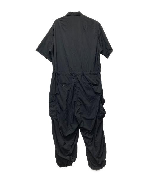 s'yte（サイト）s'yte (サイト) NYLON TAFFETA SHORT SLEEVE JUMPSUIT ブラック サイズ:SIZE3の古着・服飾アイテム