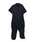 s'yte（サイト）の古着「NYLON TAFFETA SHORT SLEEVE JUMPSUIT」｜ブラック