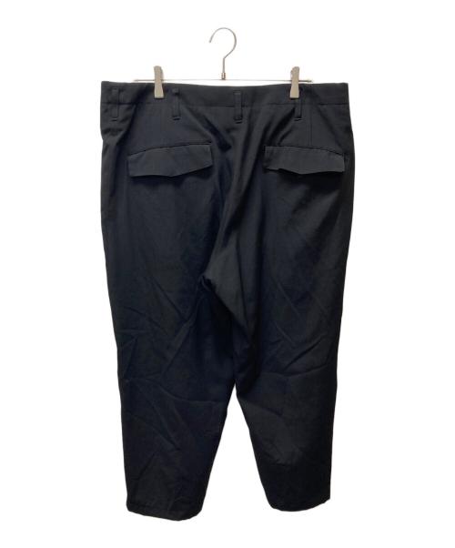 Yohji Yamamoto pour homme（ヨウジヤマモト プールオム）Yohji Yamamoto pour homme (ヨウジヤマモト プールオム) ウールギャバジップパンツ ブラック サイズ:6の古着・服飾アイテム