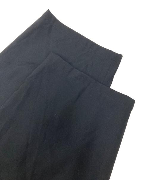 Yohji Yamamoto pour homme（ヨウジヤマモト プールオム）Yohji Yamamoto pour homme (ヨウジヤマモト プールオム) ウールギャバジップパンツ ブラック サイズ:6の古着・服飾アイテム