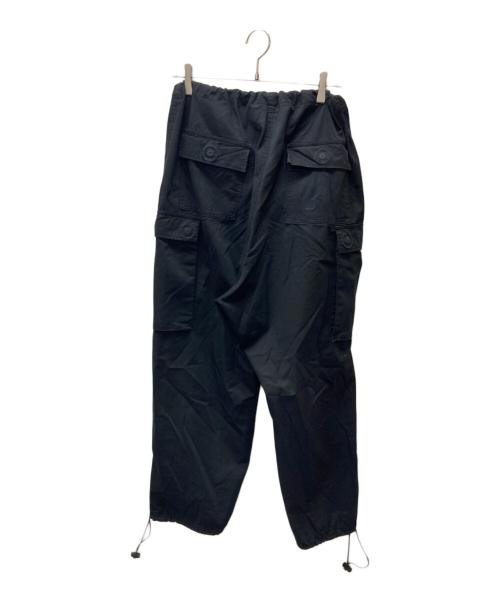 Y'S YOHJI YAMAMOTO（ワイズ ヨウジヤマモト）Y'S YOHJI YAMAMOTO (ワイズ ヨウジヤマモト) ビッグシルエットカーゴパンツ ブラック サイズ:3の古着・服飾アイテム