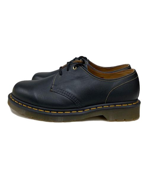 Dr.Martens（ドクターマーチン）Dr.Martens　 (ドクターマーチン) YOHJI YAMAMOTO (ヨウジヤマモト) 1461 YY GS 3ホール レザー シューズ ブラック サイズ:UK 10の古着・服飾アイテム