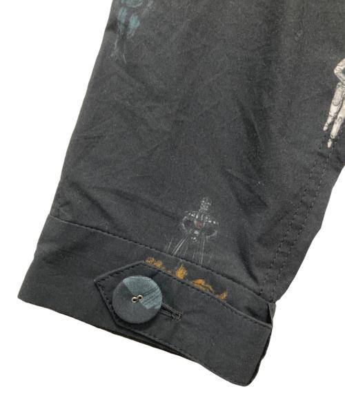 stof（ストフ）stof (ストフ) STAR WARS (スターウォーズ) 総柄モッズコート ブラック サイズ:FREEの古着・服飾アイテム