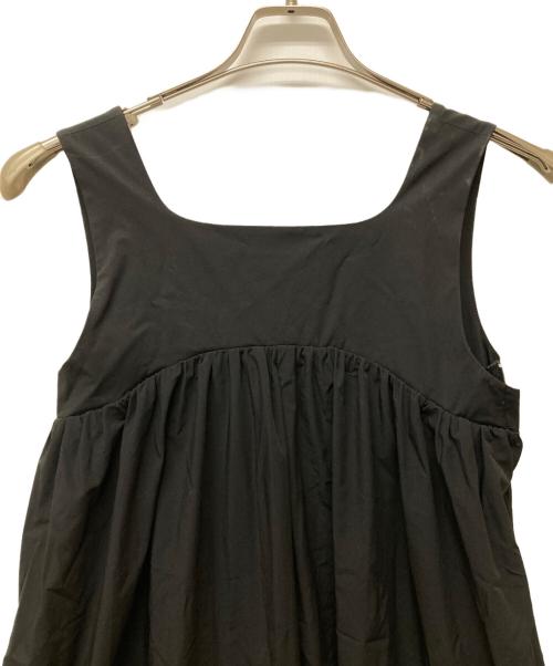 UN3D.（アンスリード）UN3D. (アンスリード) ボリュームギャザーオールインワン ブラック サイズ:36の古着・服飾アイテム