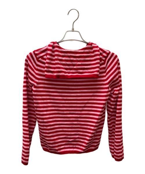 COMME des GARCONS GIRL（コムデギャルソンガール）COMME des GARCONS GIRL (コムデギャルソンガール) ストライプ セーター レッド×ピンク サイズ:Sの古着・服飾アイテム