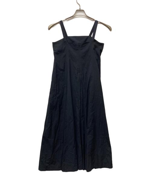 Y's（ワイズ）Y's (ワイズ) コットンシルクキャミワンピース ブラック サイズ:3の古着・服飾アイテム