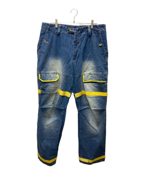 MARITHE+FRANCOIS GIRBAUD（マリテフランソワジルボー）MARITHE+FRANCOIS GIRBAUD (マリテフランソワジルボー) デニムシャトルパンツ インディゴ サイズ:38の古着・服飾アイテム